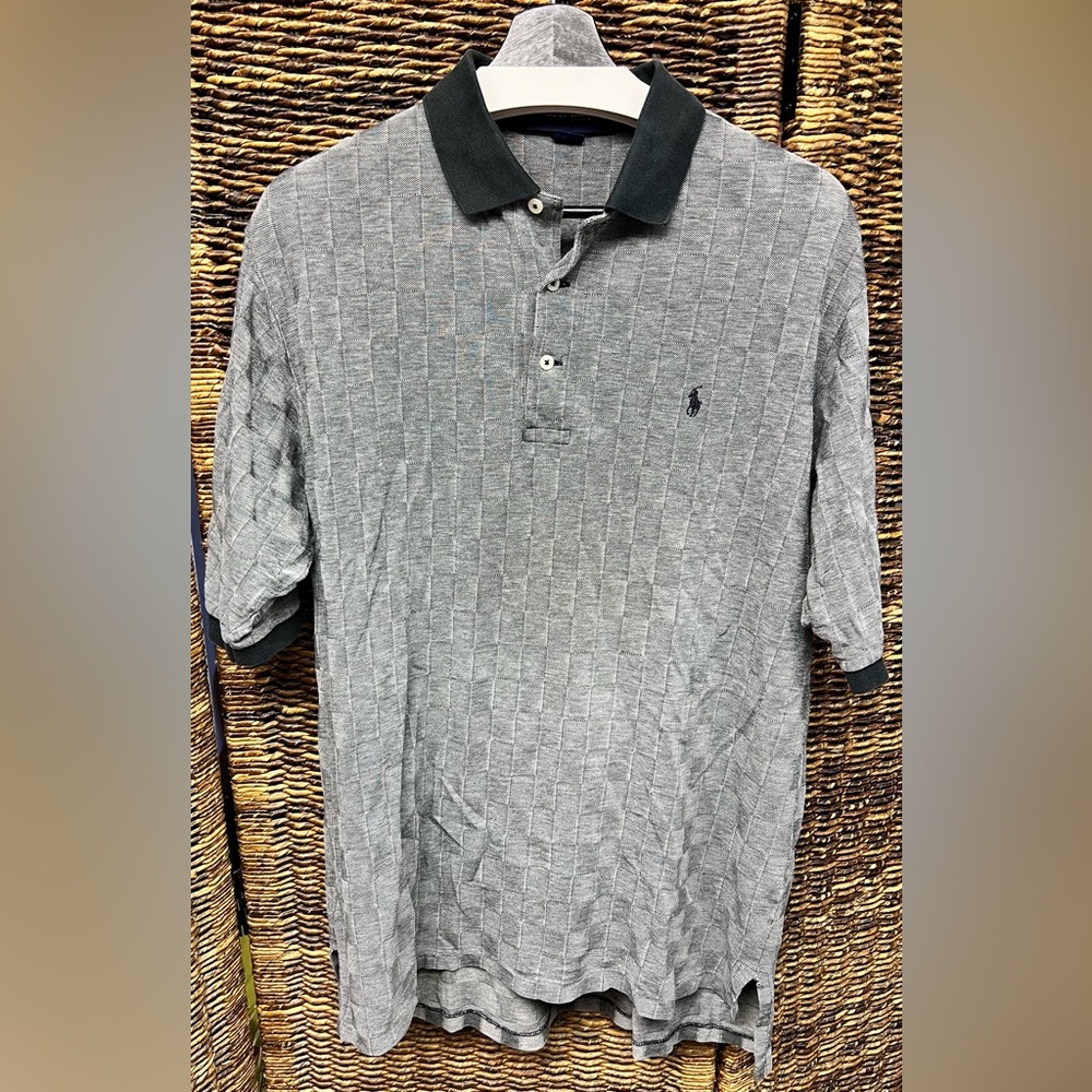 Polo Golf- Gray Polo Shirt, XLarge